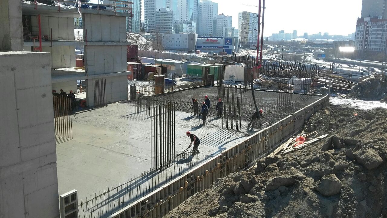 900 кубометров бетона!!!